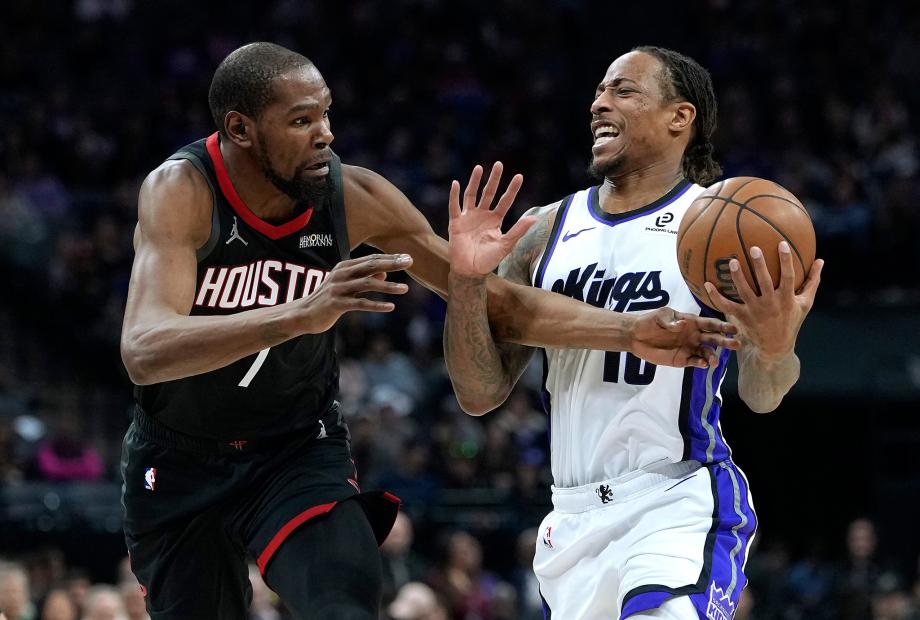 看球网-威少15+10德罗赞22分 杜兰特23分国王送火箭三连败